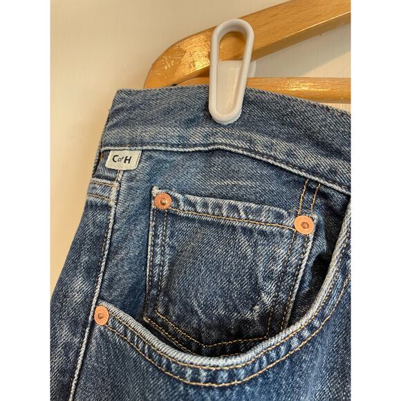 Citizens Of Humanity Ryan Low Slung Unisex blue jeans button fly straight leg 32 - Picture 3 of 10